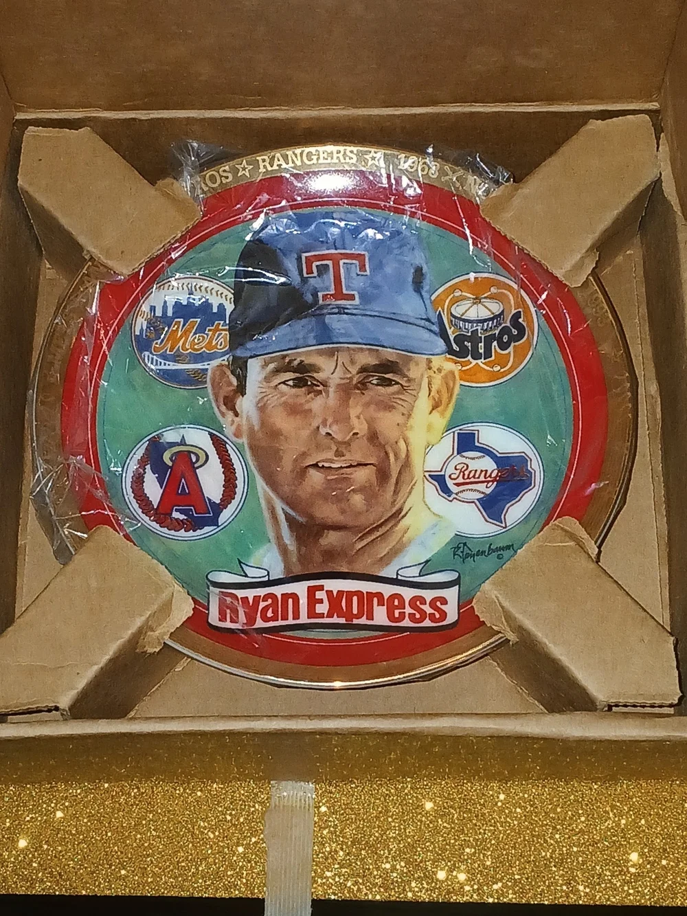 1993 HAMILTON MINT NOLAN RYAN COLLECTOR PLATE LOT